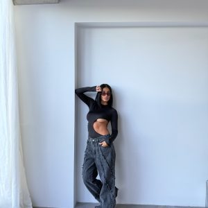 Jeans flecos