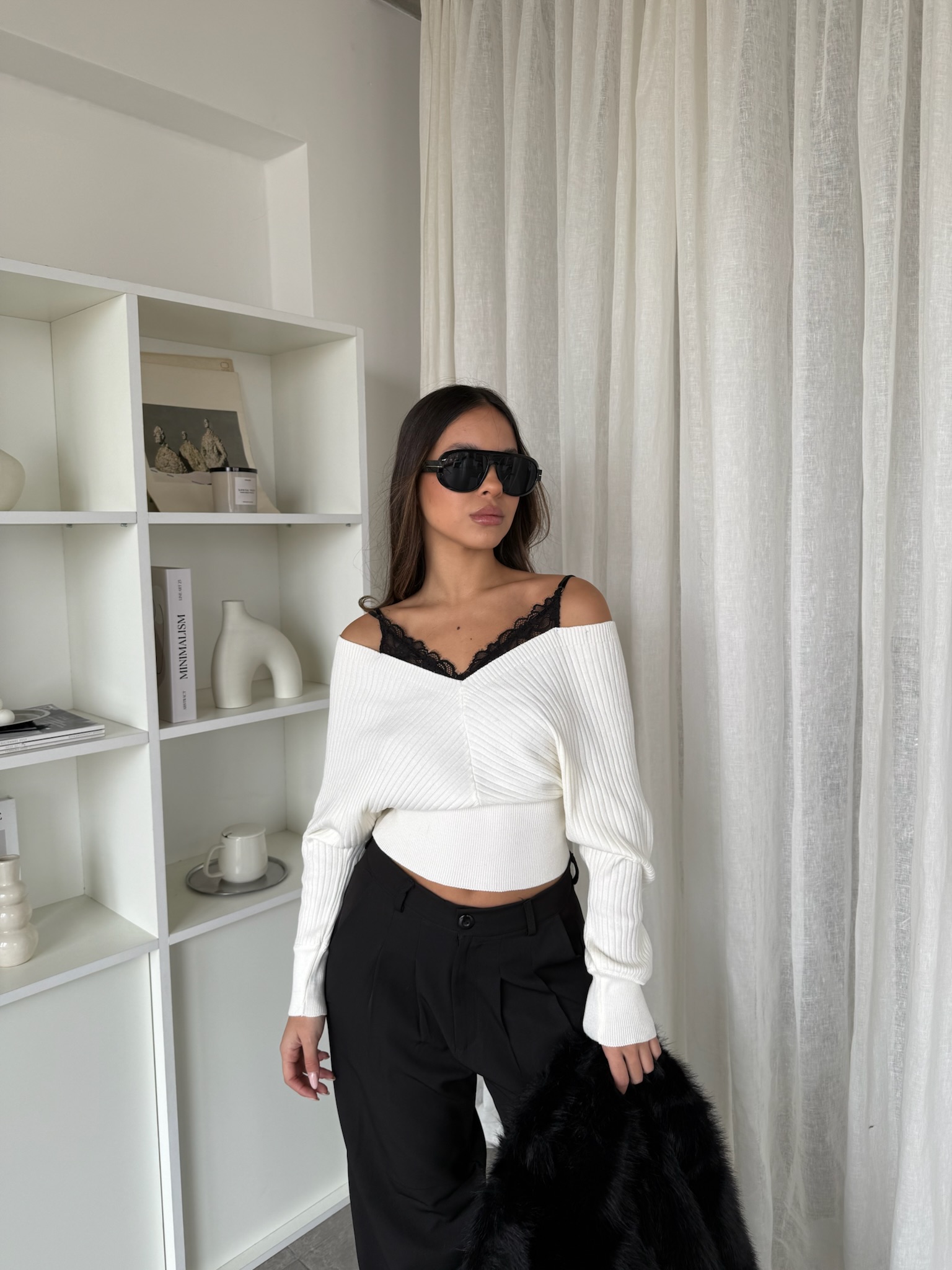 Sweater encaje